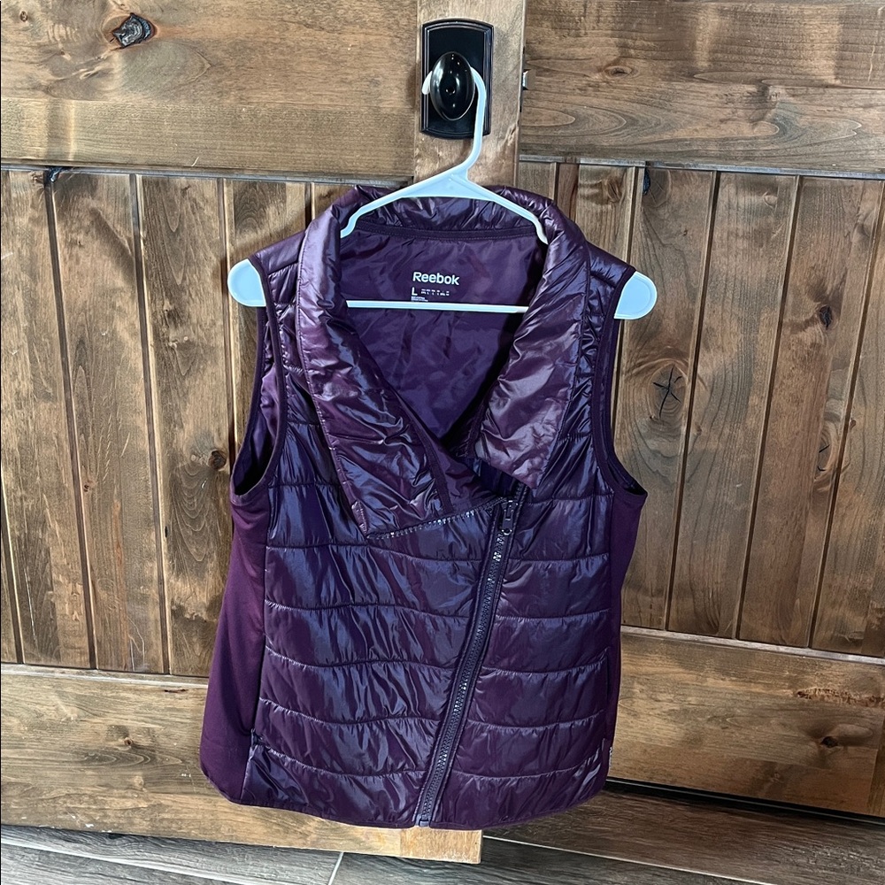 Reebok Deep Purple Quilted Vest